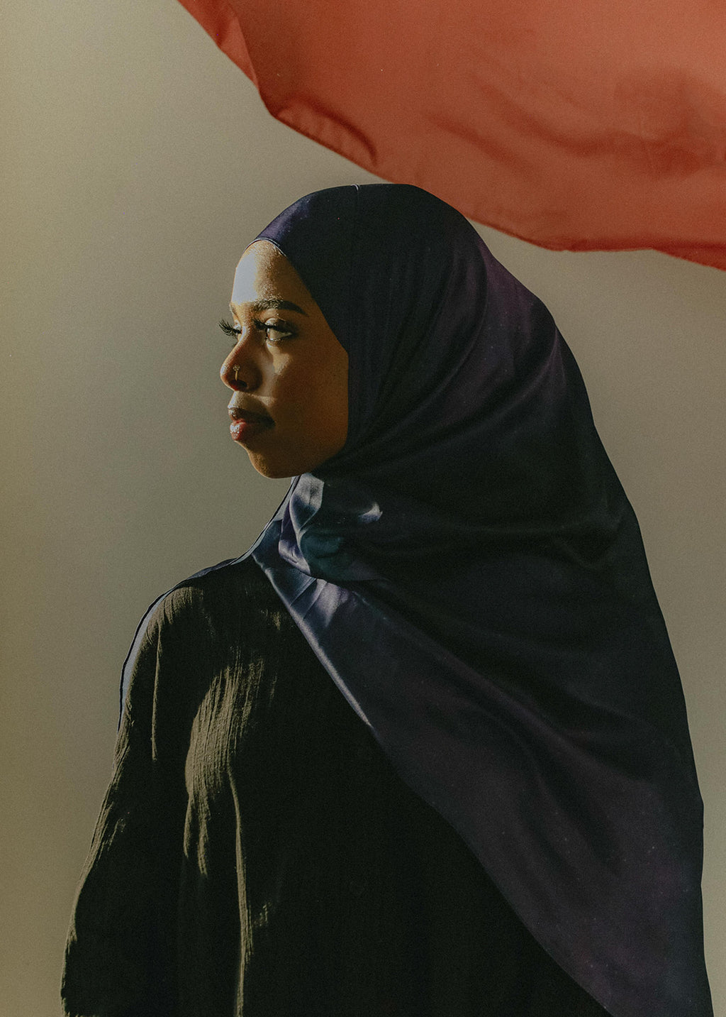 Night Sky Ombre silk chiffon (Pre-Order)