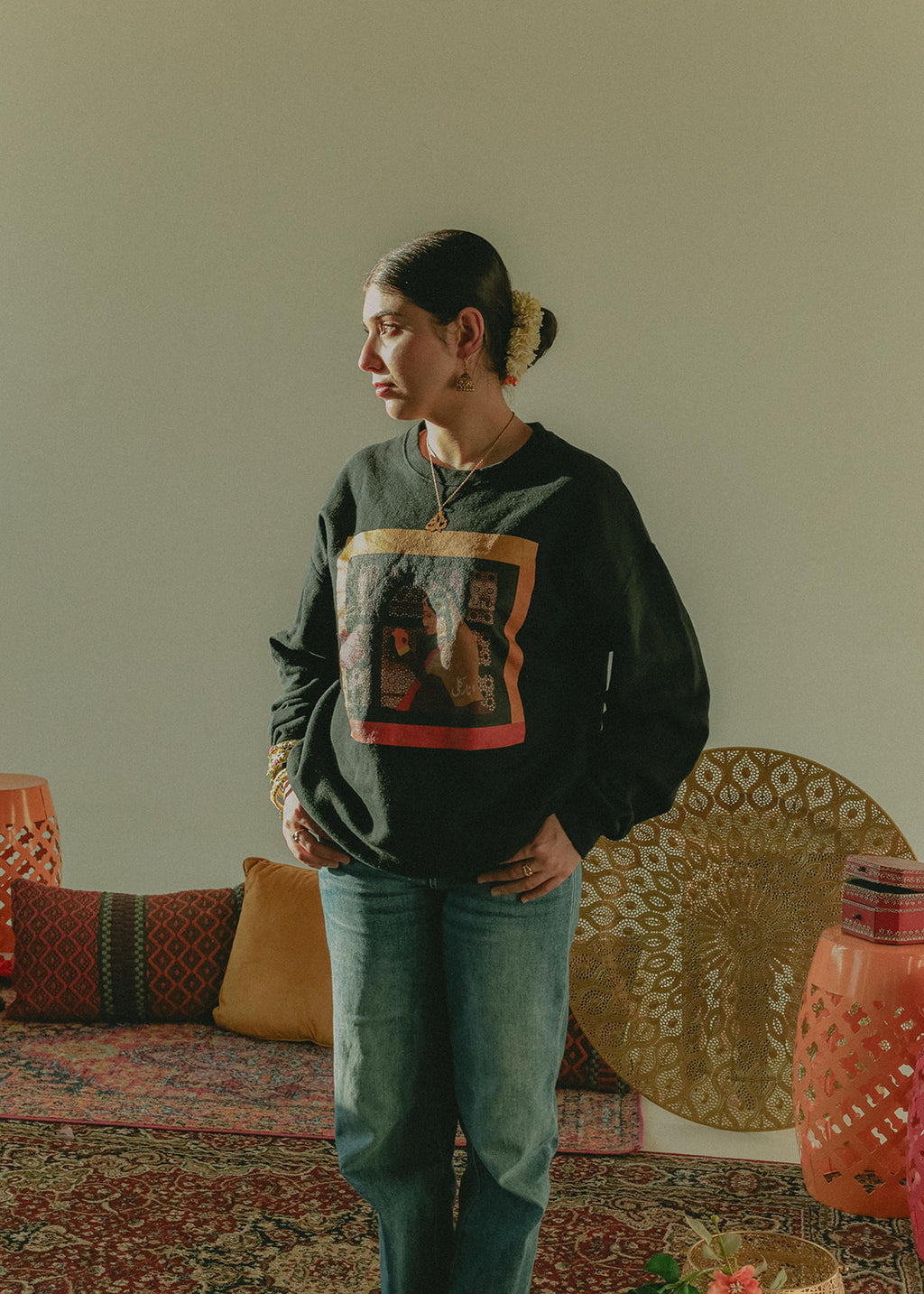 Anarkali Mughal Premium Sweatshirt