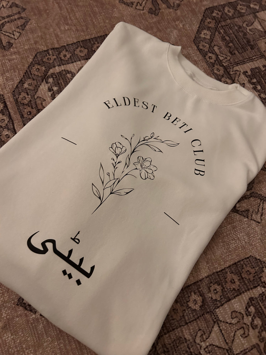 Eldest Beti Club sweatshirt | white