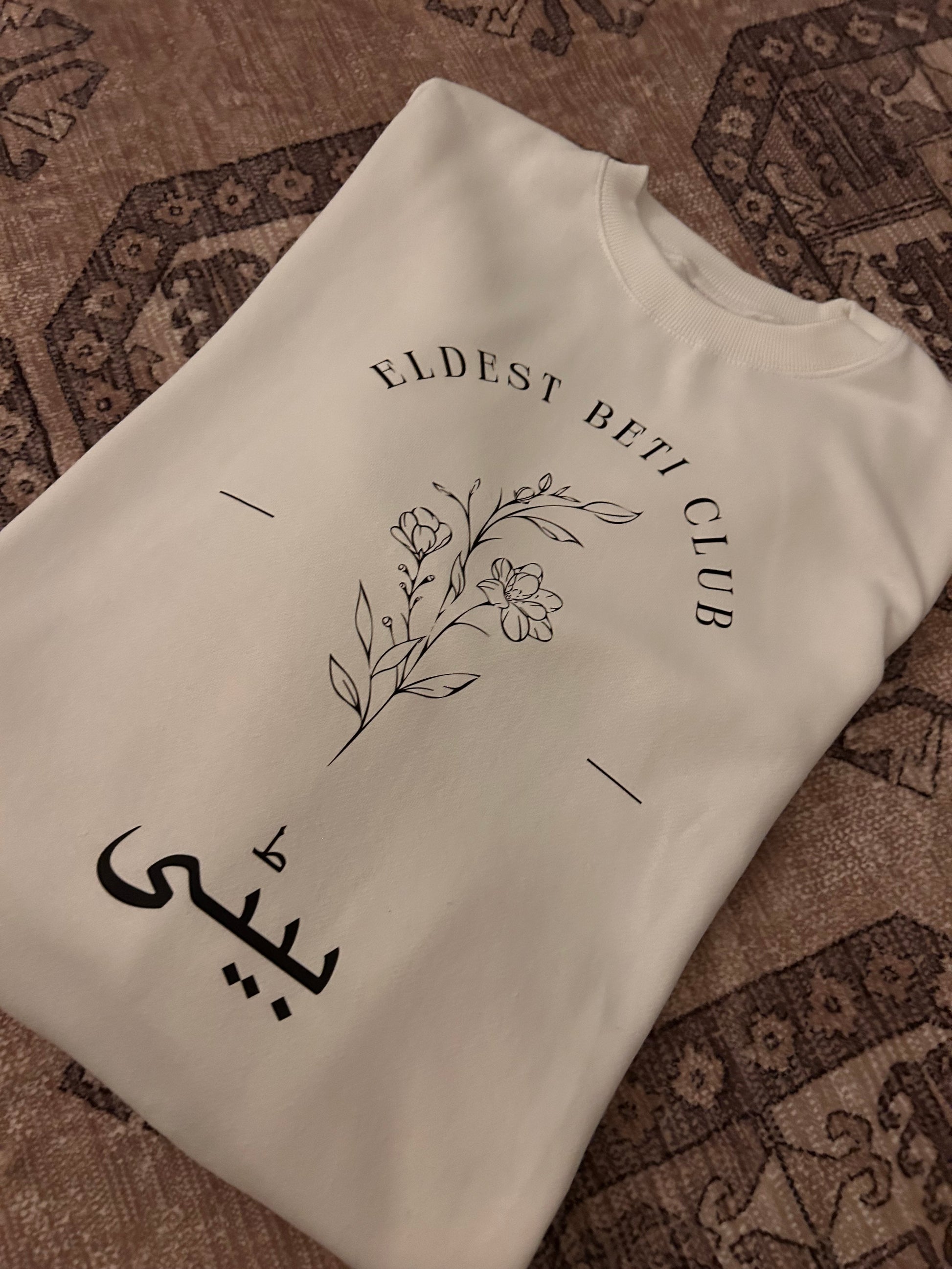 Eldest Beti Club sweatshirt | white