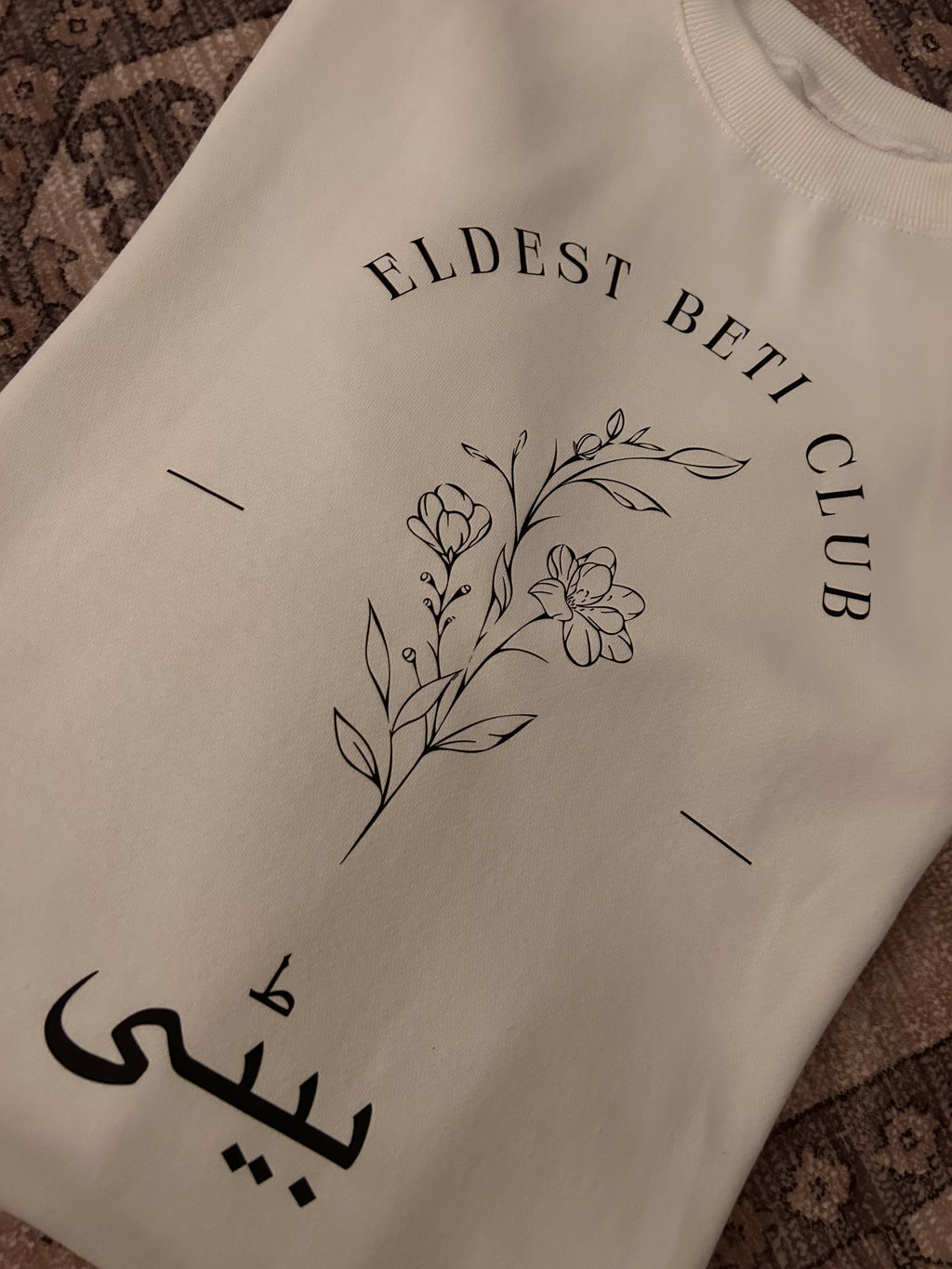 Eldest Beti Club sweatshirt | white