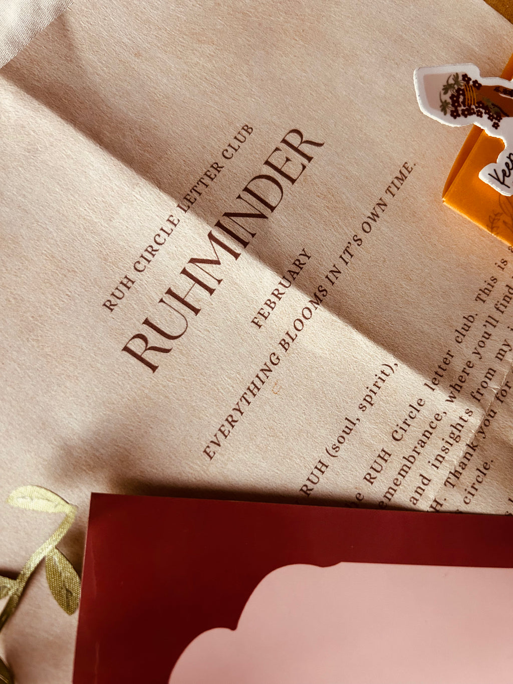 RUH Circle Letter Club