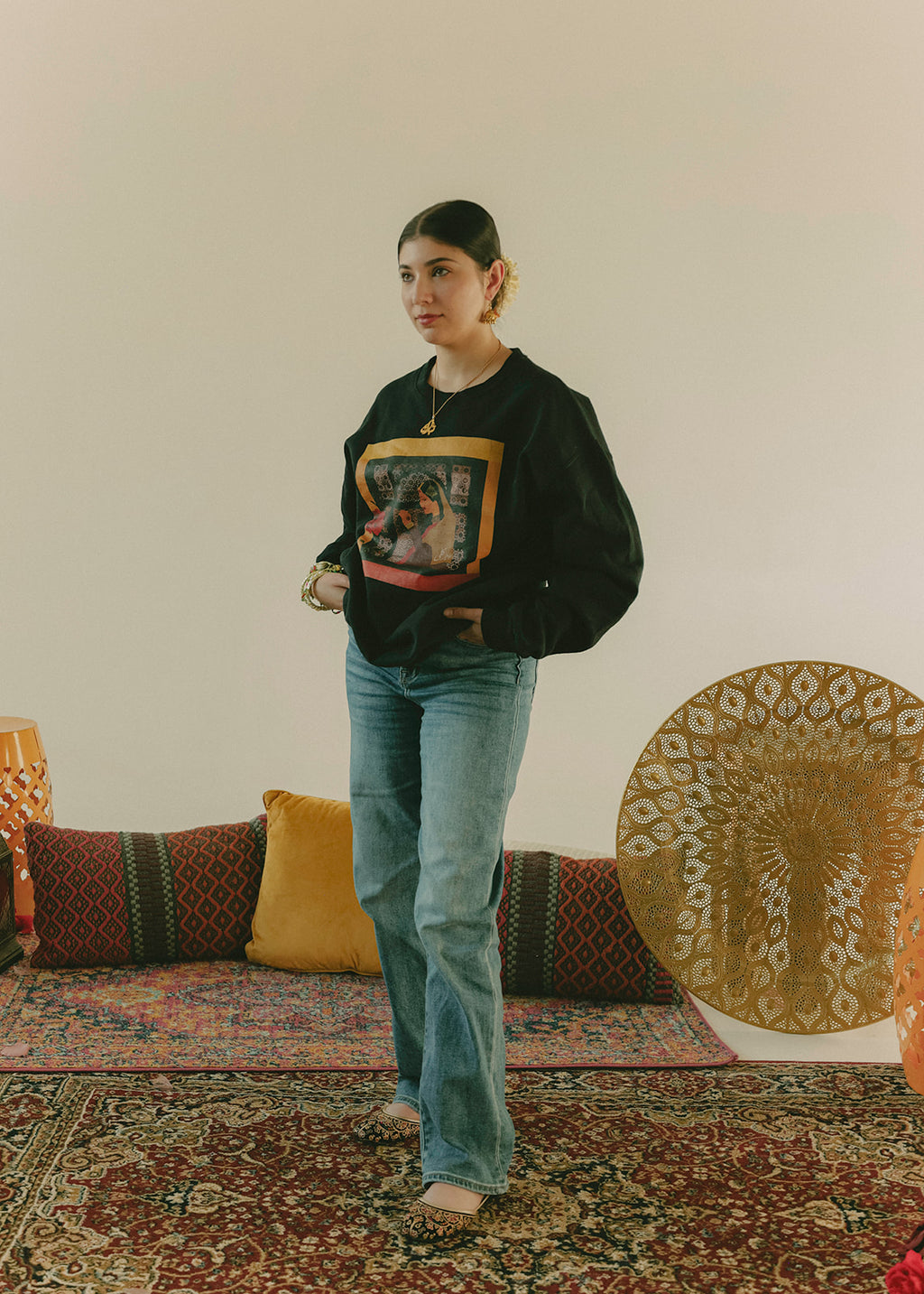 Anarkali Mughal Premium Sweatshirt