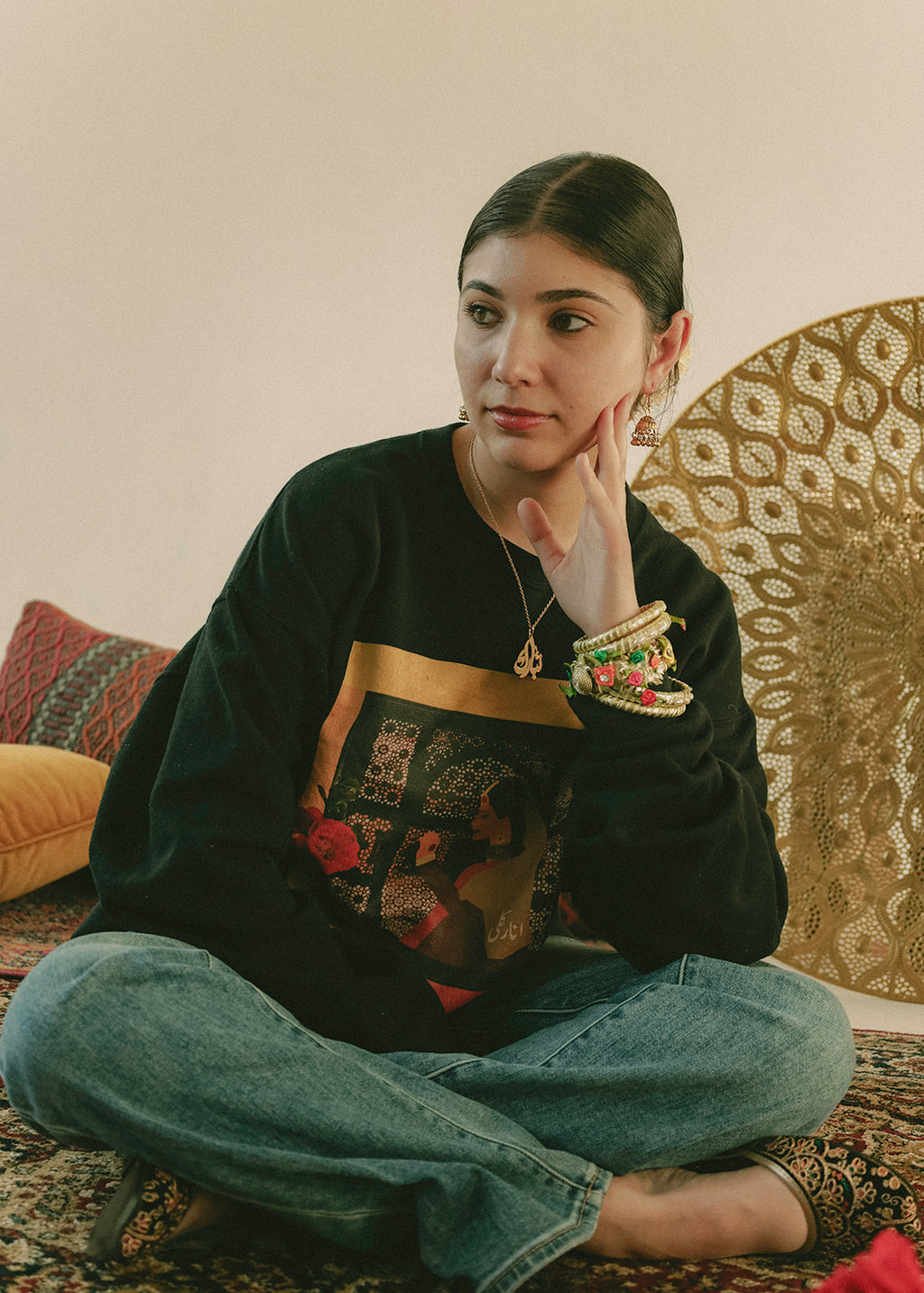 Anarkali Mughal Premium Sweatshirt