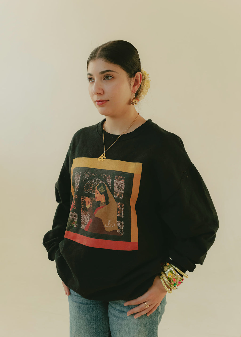 Anarkali Mughal Premium Sweatshirt