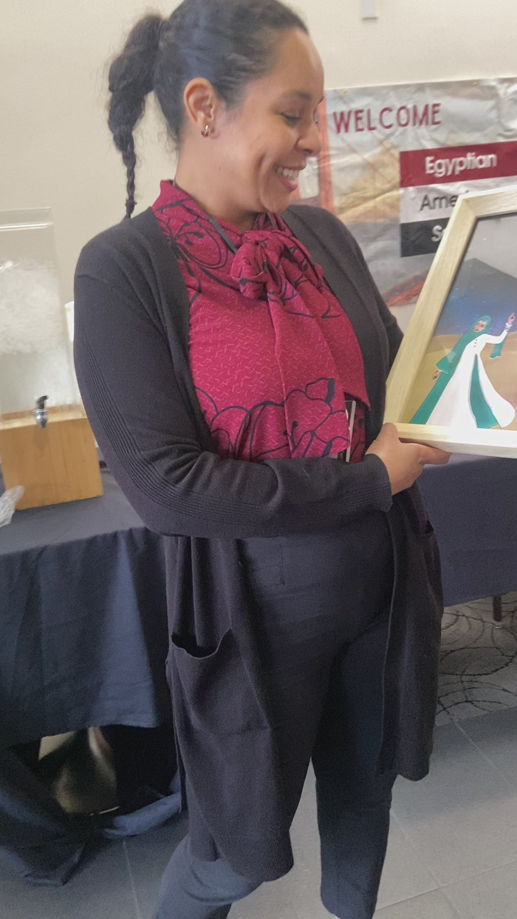 اللہ اور صحرا کا گلاب | 11 x 14 وال آرٹ پرنٹ | صوفی فن | اسلامی فن | مسلم گھر