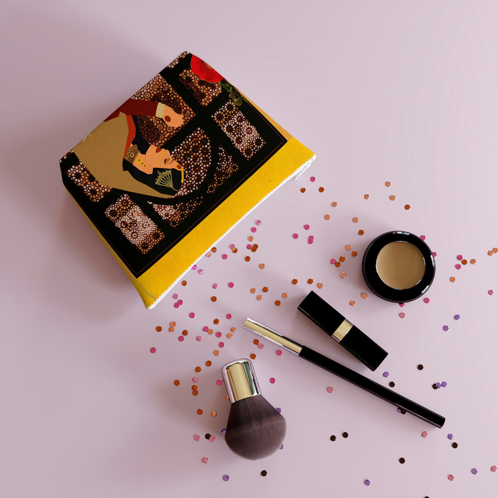 انارکلی کاٹن کاسمیٹک بیگ