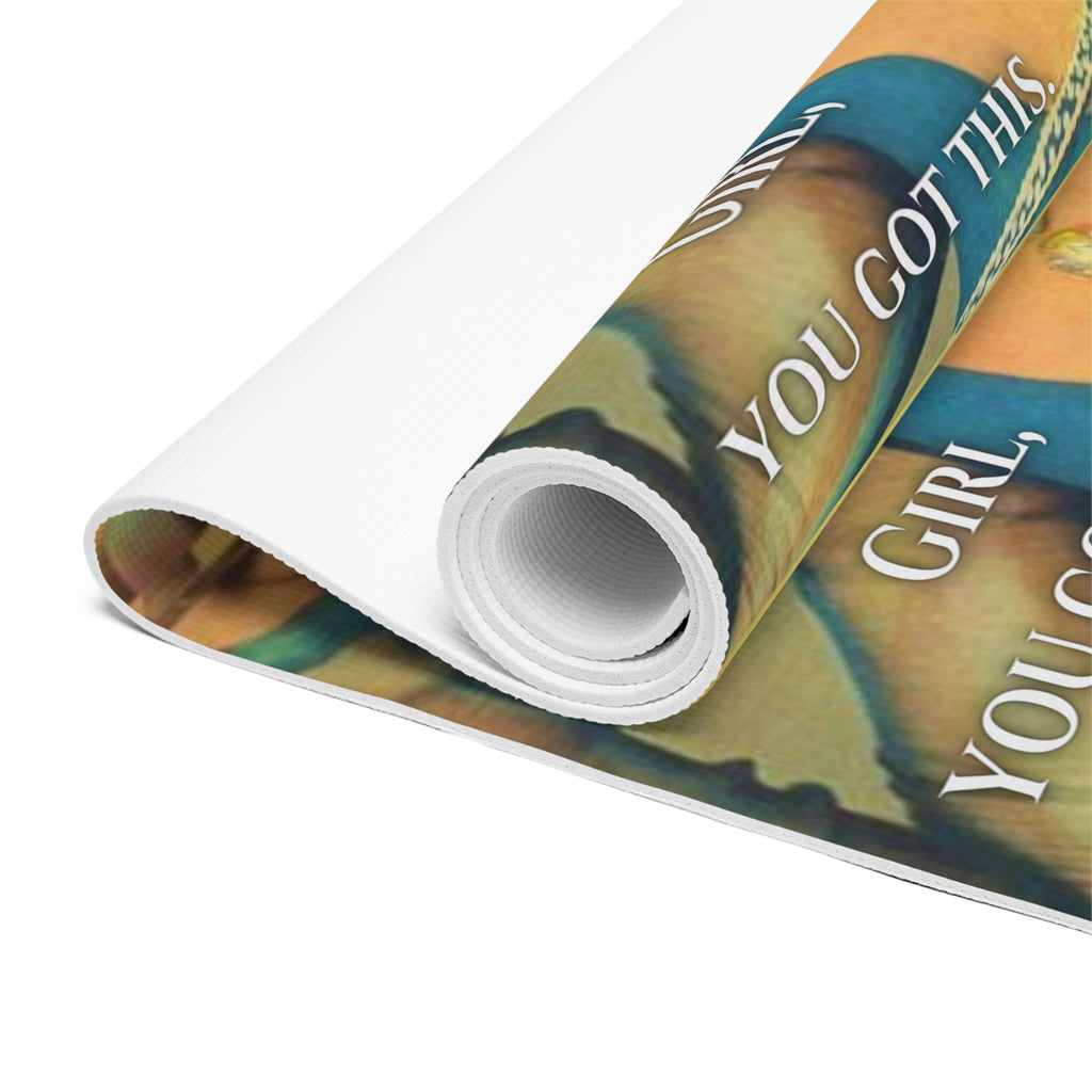 لڑکی، آپ کو یہ بالی ووڈ شرمیلا ٹیگور فوم یوگا چٹائی مل گئی ہے۔