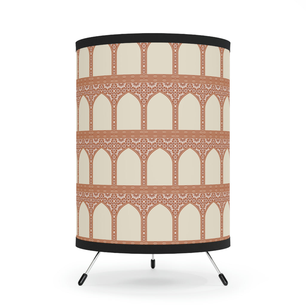 مراکشی طباعت شدہ تپائی چراغ | بلب شامل نہیں | ایک سائز