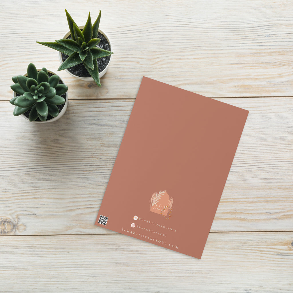 جزاک اللہ خیر گریٹنگ کارڈ | 2 سائز دستیاب ہیں۔