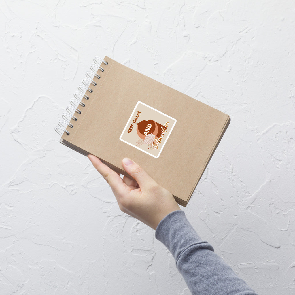 ونائل واٹر پروف دوبارہ قابل استعمال فری اسٹیکرز پر پرسکون اور صلوات رکھیں